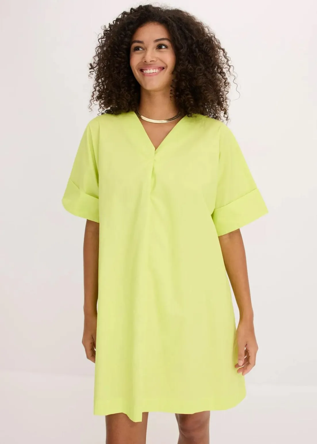 Tunika-Kleid aus reiner Bio-Baumwolle