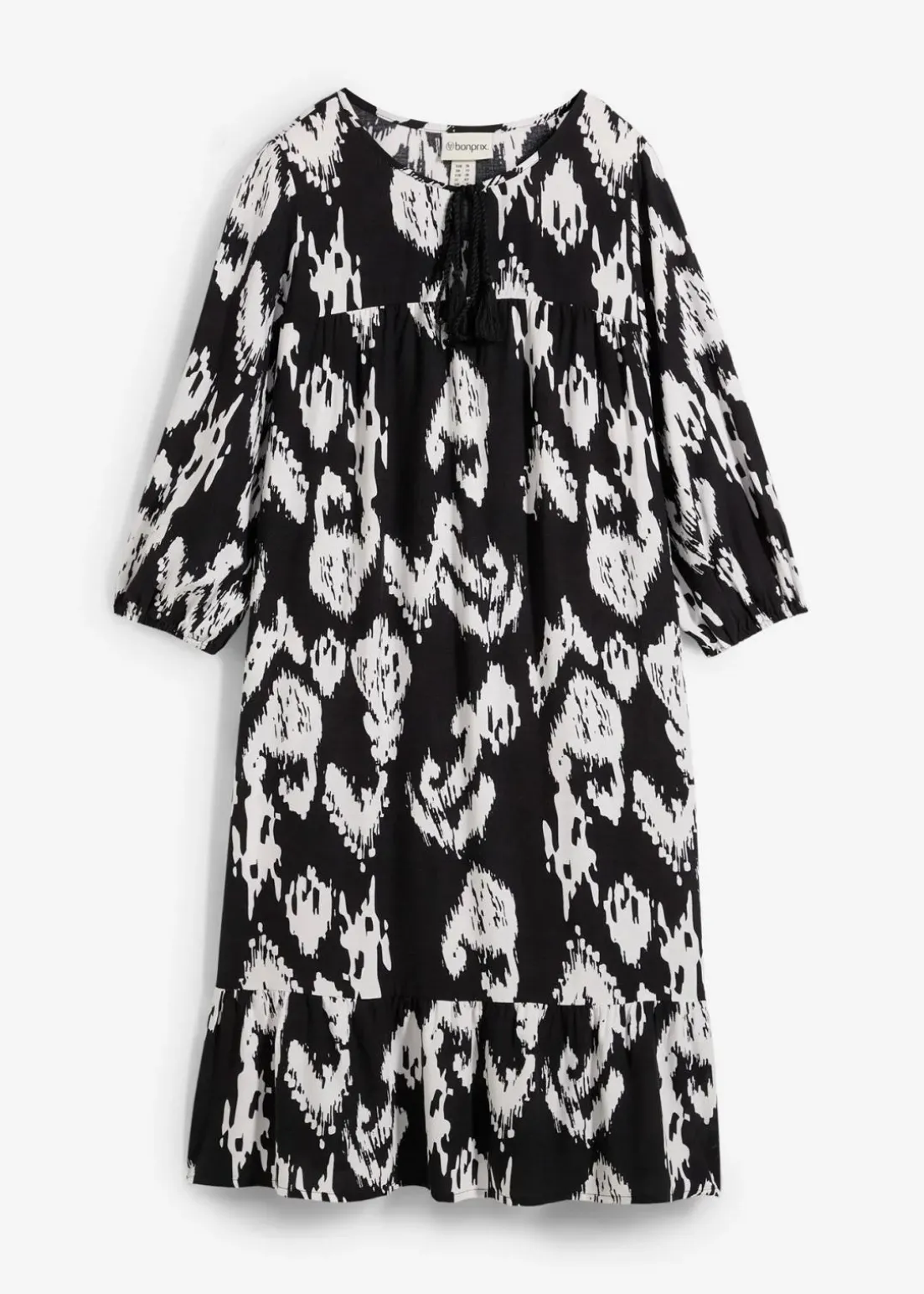 Tunika-Kleid aus reiner Viskose