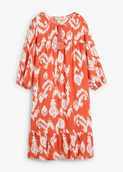 Tunika-Kleid aus reiner Viskose