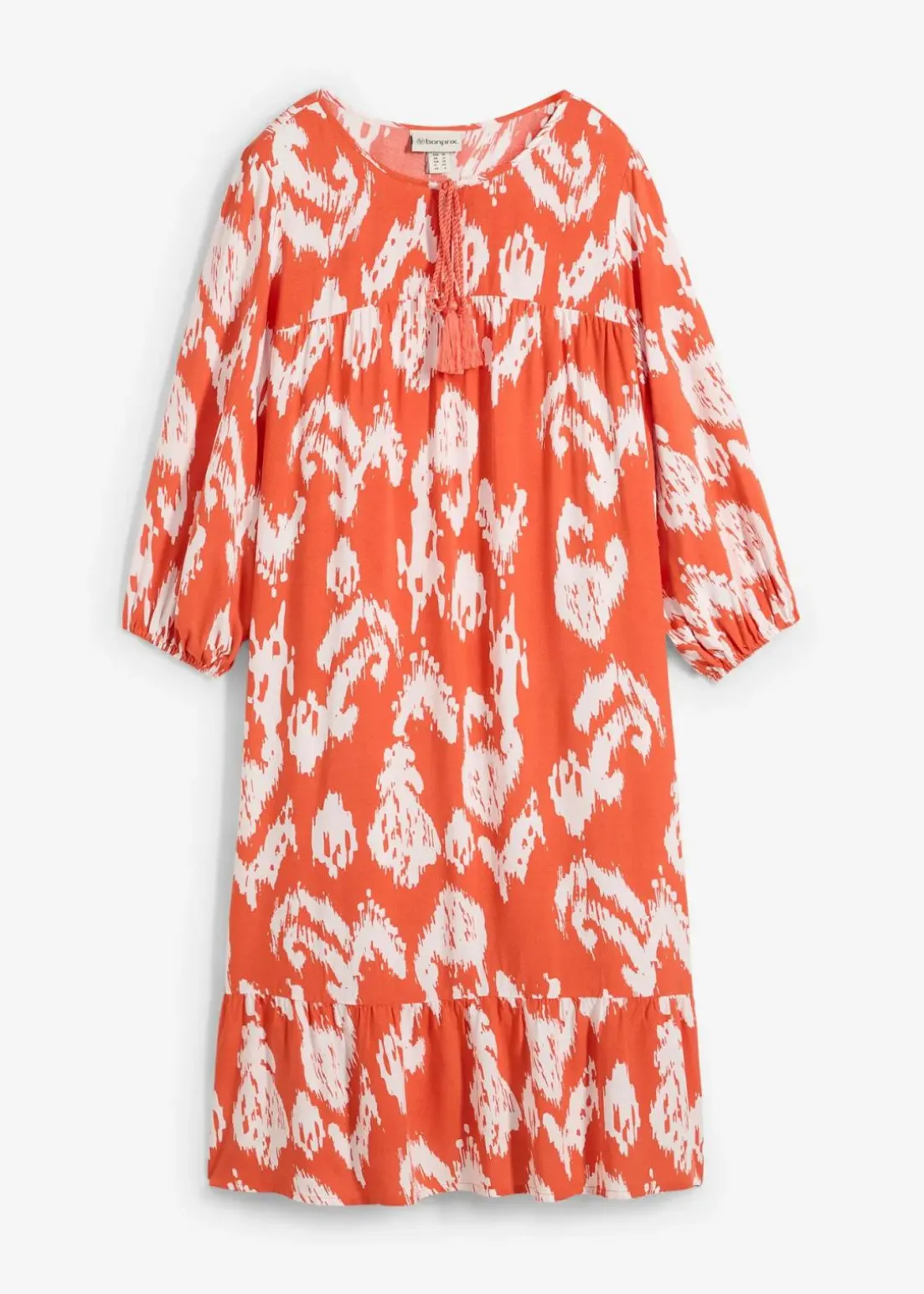 Tunika-Kleid aus reiner Viskose