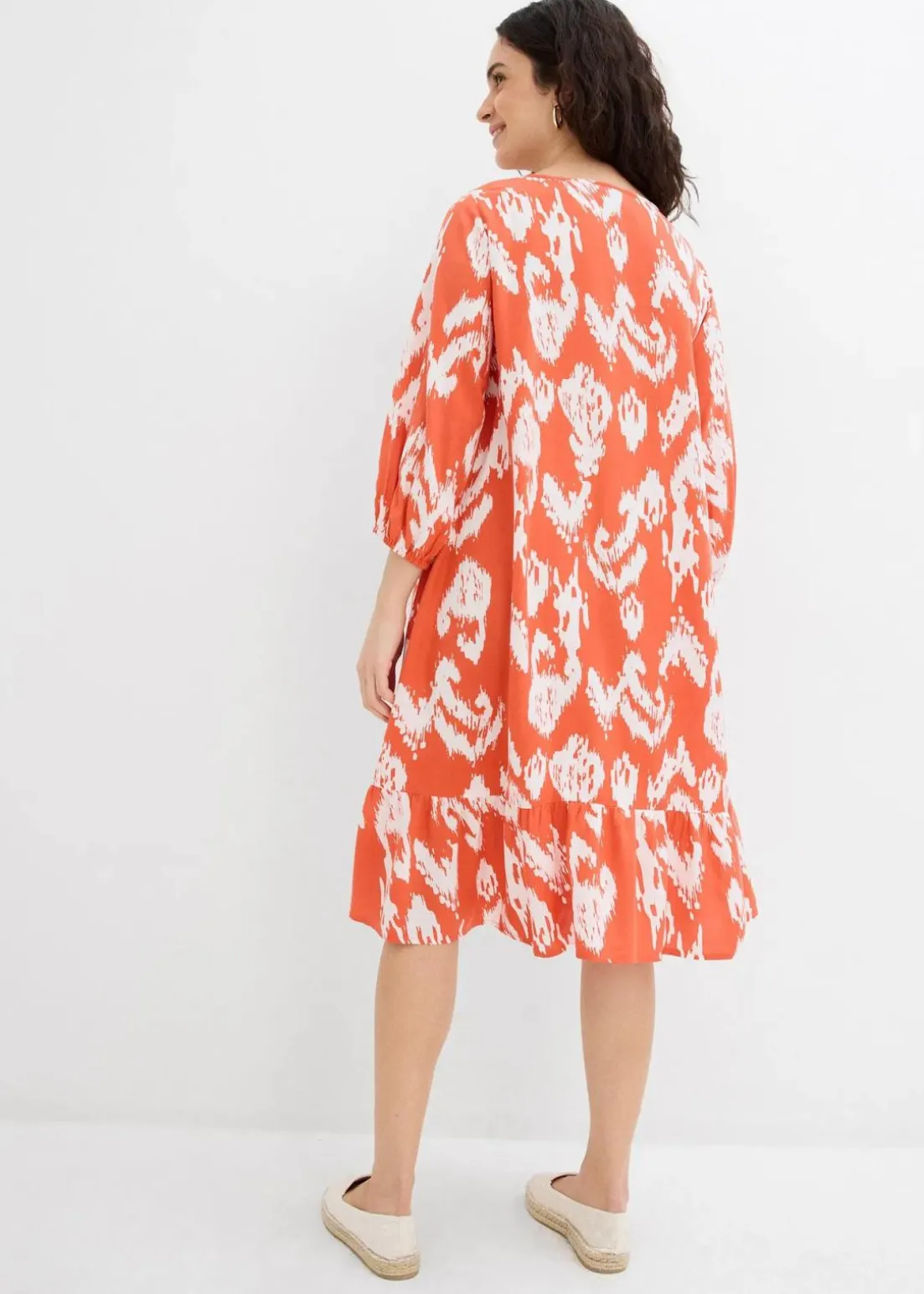 Tunika-Kleid aus reiner Viskose