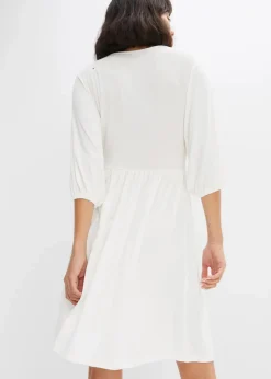 Tunika-Kleid aus softem Viskose-Mix