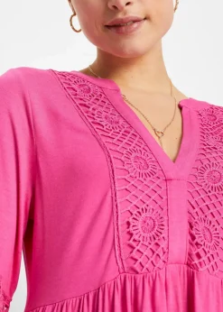 Tunika-Kleid aus softer Viskose