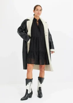 Tunika-Kleid mit Glitzereffekt