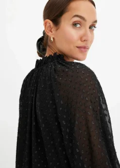 Tunika-Kleid mit Glitzereffekt