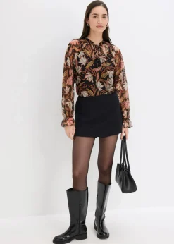 Tunika-Shirt aus softem Mesh