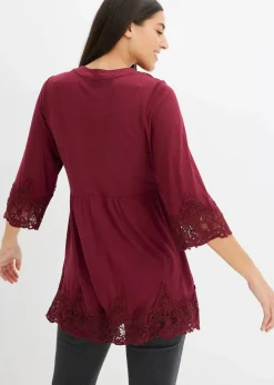 Tunika-Shirt aus Viskose