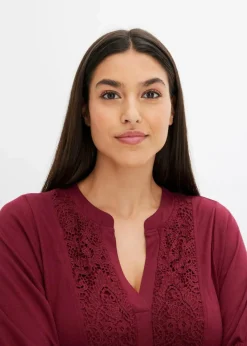 Tunika-Shirt aus Viskose