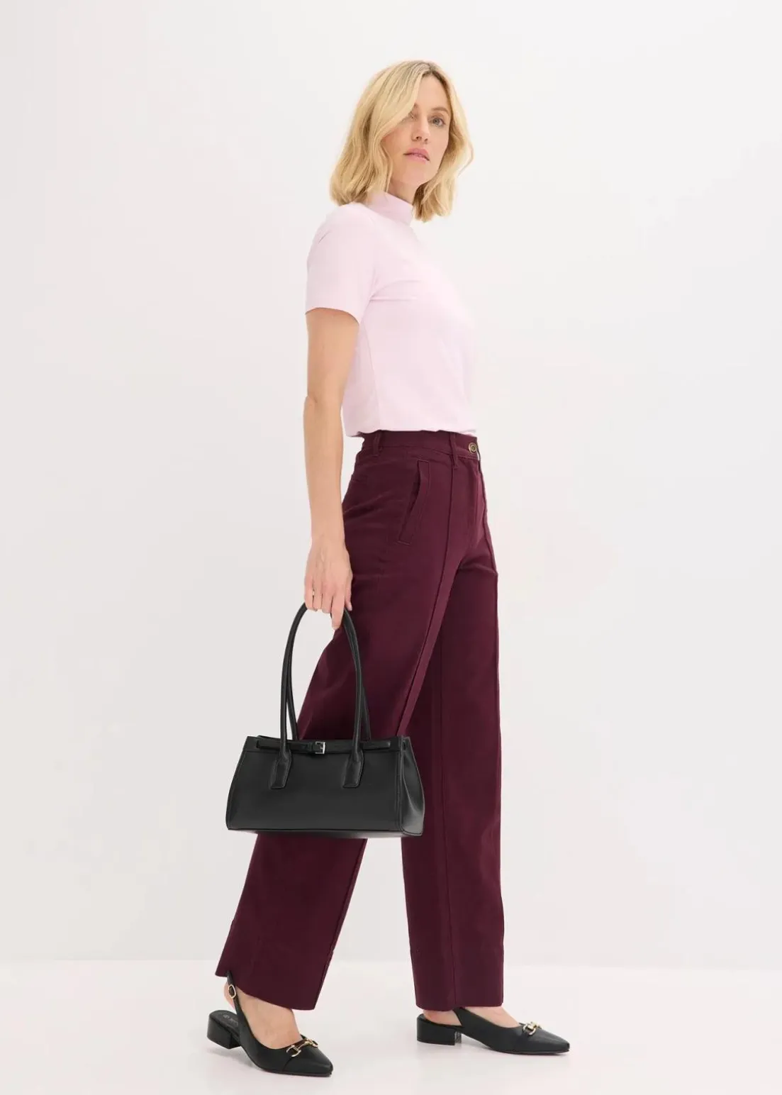 Twillhose mit Biese und Leistentasche