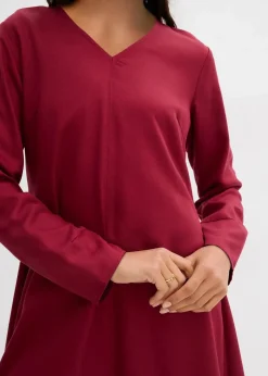 Twill-Kleid aus fließendem Lyocell