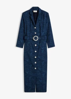 Twillkleid mit Gürtel (2-tlg.-Set)