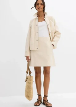 Twill-Rock aus reiner Baumwolle