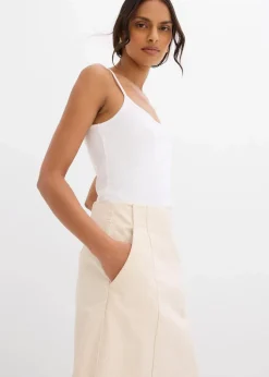 Twill-Rock aus reiner Baumwolle