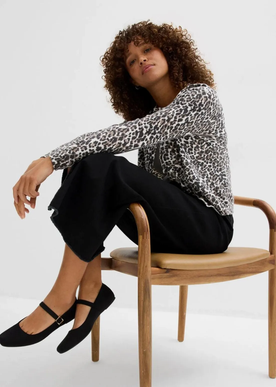 Twill-Rock mit Fransen