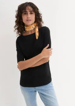 U-Boot-Ausschnitt-Shirt