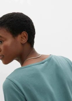 U-Boot-Ausschnitt-Shirt