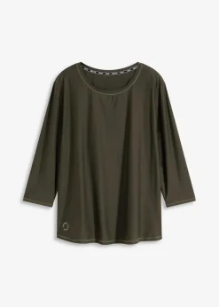 Ultrasoftes Funktionsshirt mit ¾ Ärmel, schnelltrocknend