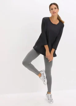 Ultrasoftes Funktionsshirt mit ¾ Ärmel, schnelltrocknend