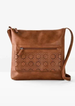 Umhängetasche mit dekorativer Außentasche