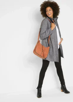 Umhängetasche mit dekorativem Schnallendetail