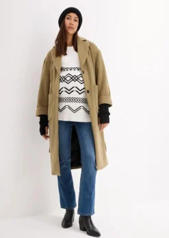 Umstands- und Stillpullover aus Baumwollmischgewebe