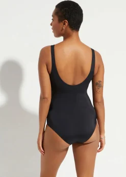 Umstandsbadeanzug mit V-Ausschnitt