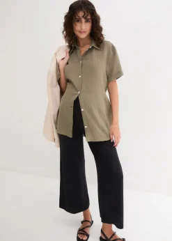 Umstandsculotte aus weicher Viskose, Loose Fit