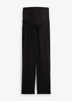 Umstandshose aus Leinen- Mix, Straight Leg