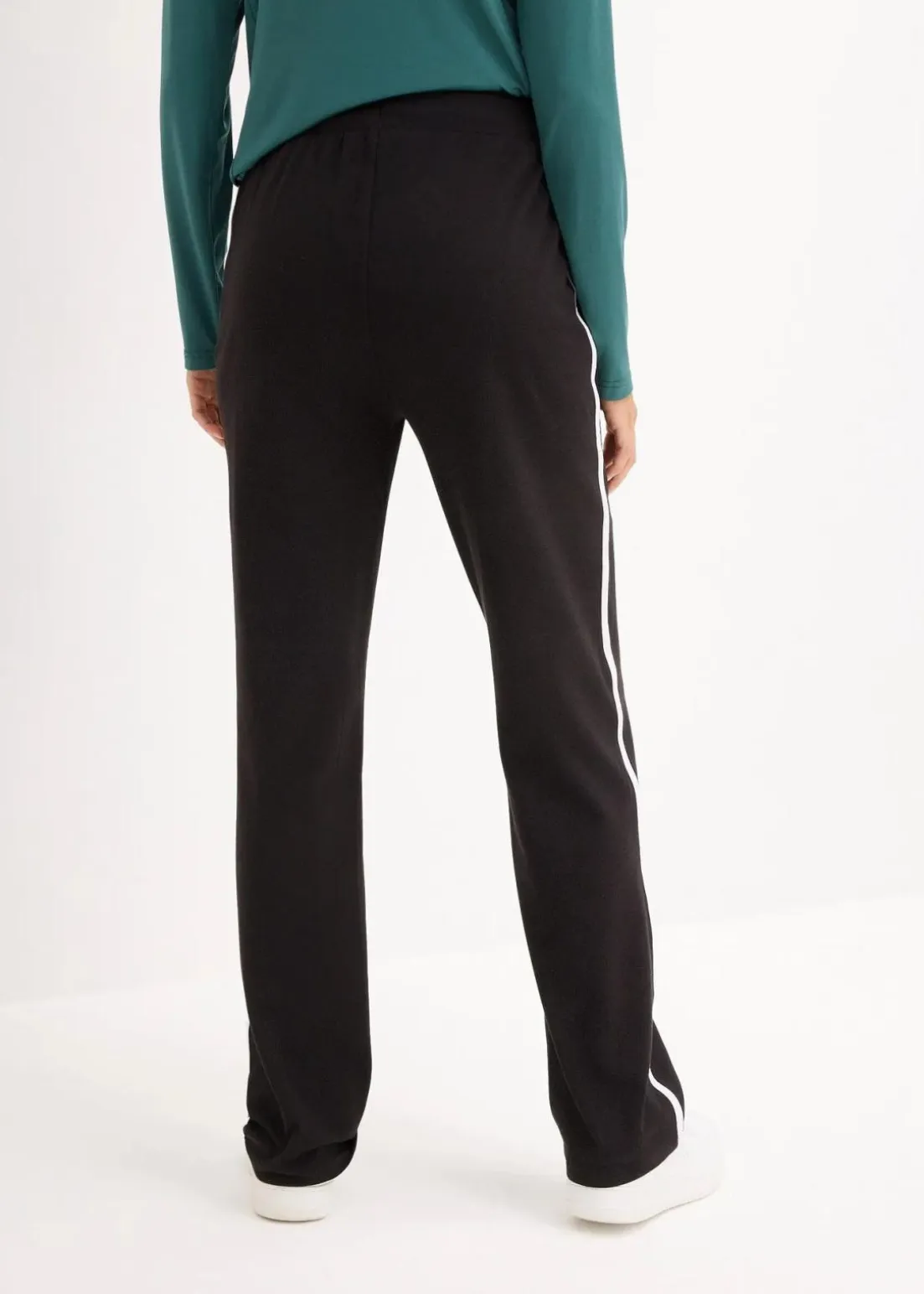 Umstandshosen aus Baumwoll-Jersey, Straight Leg (2er-Pack)