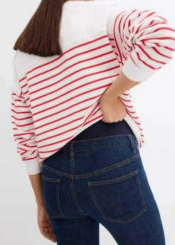 Umstandsjeans aus Bio-Baumwolle, Straight Leg