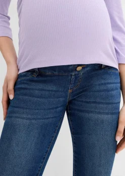 Umstandsjeans mit 7/8 Länge, Slim