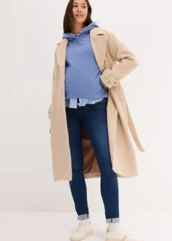 Umstandsjeans mit wärmender Innenseite, Slim-Fit