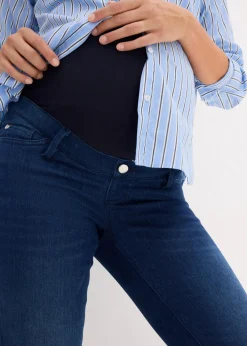 Umstandsjeans mit wärmender Innenseite, Slim-Fit