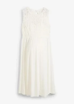 Umstandskleid mit Spitze aus Jersey