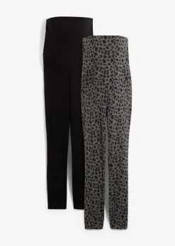 Umstandsleggings aus Bio-Baumwolle (2er Pack)