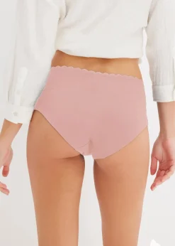 Umstandspanty mit Bio-Baumwolle und Spitze (3er Pack)