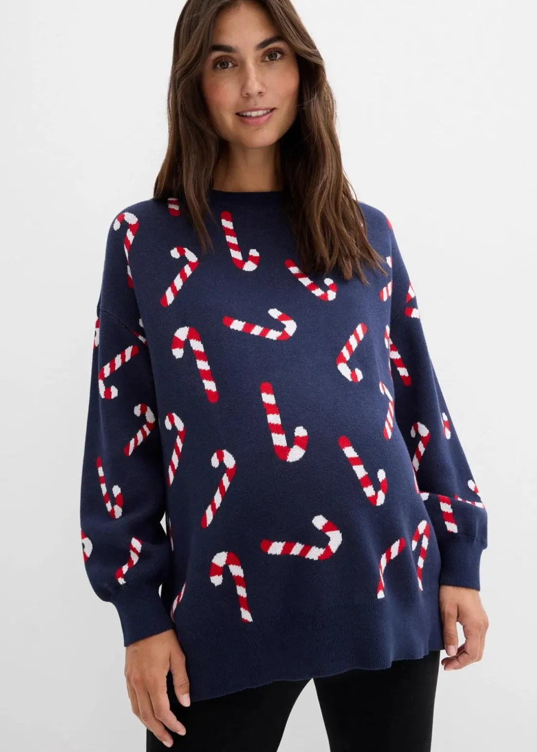 Umstandspullover mit Stillschlitzen