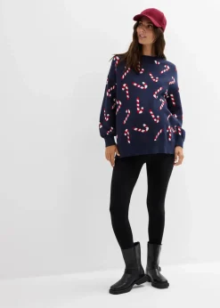 Umstandspullover mit Stillschlitzen