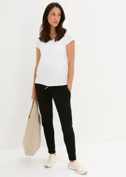 Umstands-Schlupfhose mit elastischem Bund