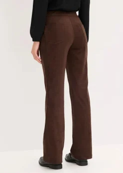 Velourslederimitat Flared Hose