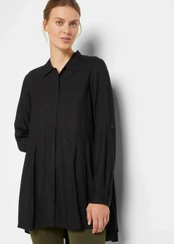 Vokuhila-Bluse aus reiner Viskose