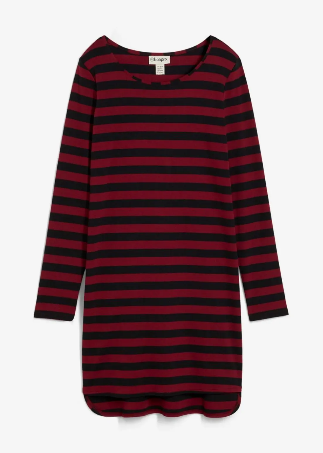 Vokuhila-Kleid aus schwerer reiner Baumwolle