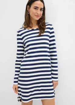 Vokuhila-Kleid aus schwerer reiner Baumwolle