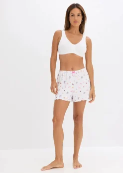 Vorderverschluss-BH ohne Bügel mit Bio-Baumwolle (2er Pack)