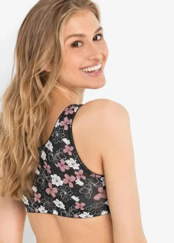 Vorderverschluss-BH ohne Bügel (2er Pack) mit Baumwolle