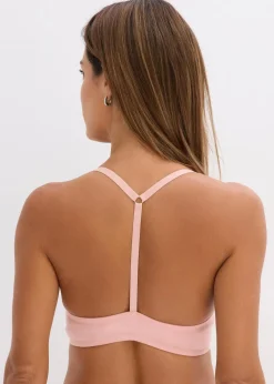 Vorderverschluss-Schalen BH mit Bügel mit Baumwolle (2er Pack)