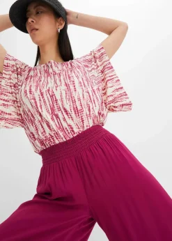 Wadenlange Culotte aus nachhaltiger Viskose