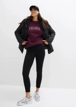 Warme gerippte Thermo-Leggings