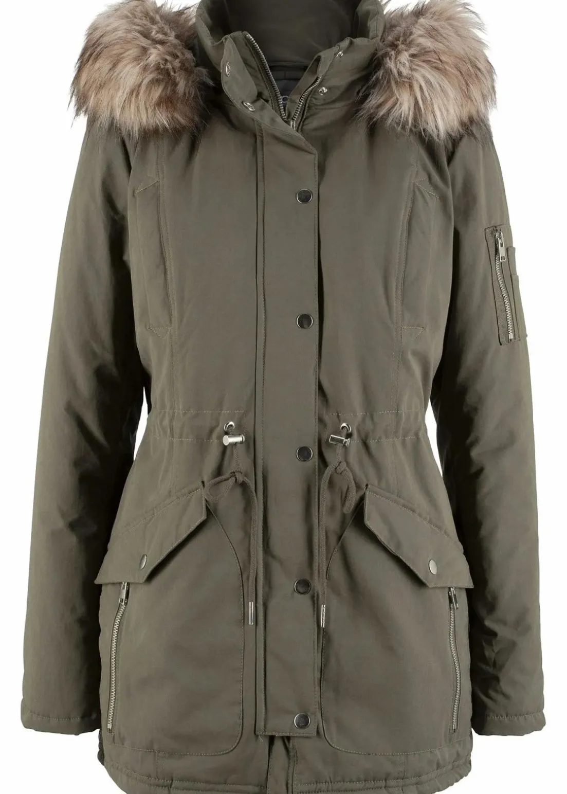 Warmer Parka, gefüttert