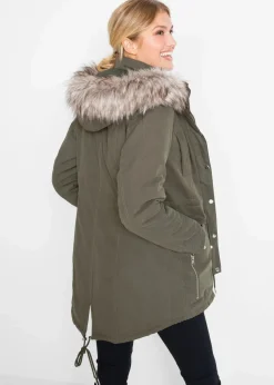Warmer Parka, gefüttert